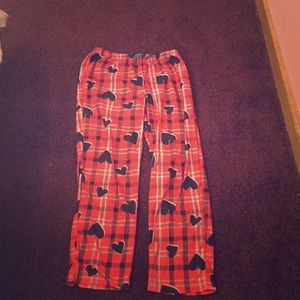 Heart pattern pajamas